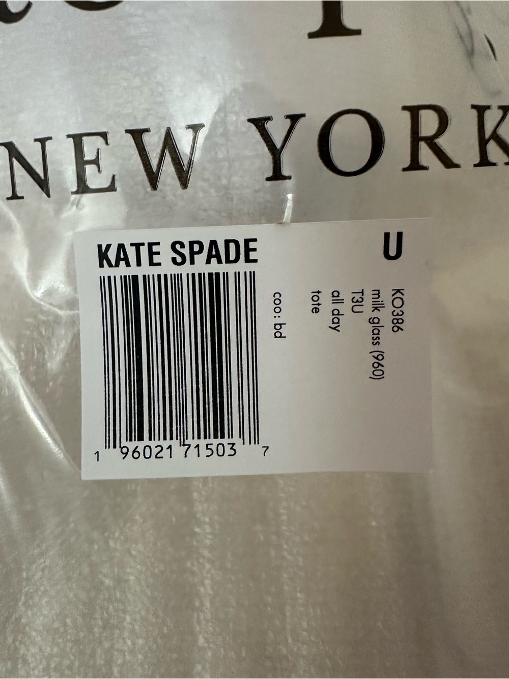kate spade Lucy Milk Glass Leather Floral Appliqué Wristlet NWT | $169 MSRP - Picture 5 of 15